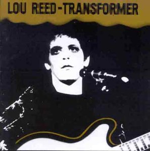 Album cover featuring a high-contrast black and white portrait of Lou Reed with guitar.