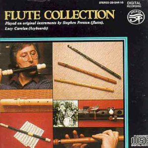 CD cover for "Flute Collection" featuring a flutist and various flutes.