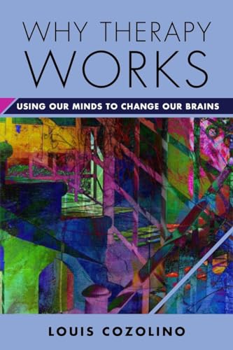 Book cover: “Why Therapy Works” with abstract colorful artwork.