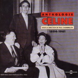 CD cover featuring Louis-Ferdinand Céline and other figures, 1894-1961.