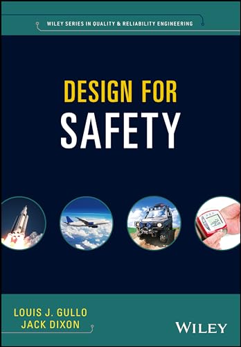 Book cover: “Design for Safety” with images of rocket, plane, vehicle, and device.