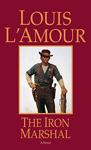 Book cover: Western novel "The Iron Marshal" featuring a cowboy portrait.
