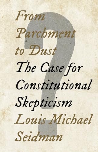 Book cover with title and author name over a question mark shape.