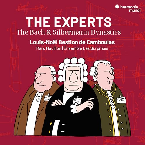 CD cover featuring cartoon portraits of three men in historical attire.