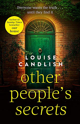 Book cover: green door, brick wall, title “Other People’s Secrets.”