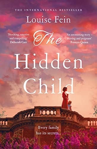 Book cover: "The Hidden Child" with a woman standing on a balcony.