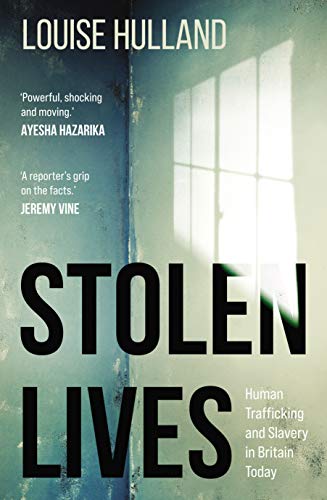 Book cover for Stolen Lives by Louise Hulland with a window light shadow background.