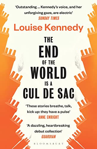 Book cover with orange chimneys framing bold black text on white.