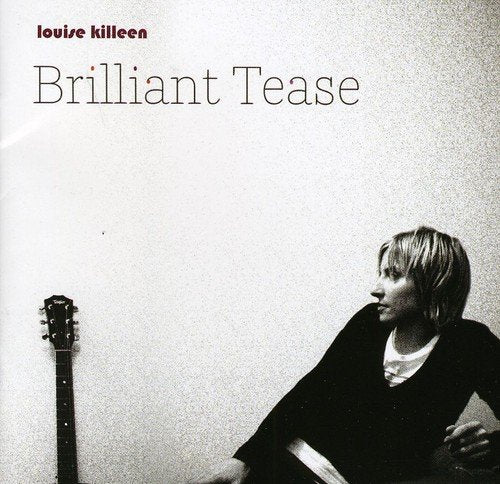 Album cover with a woman sitting beside a guitar, titled "Brilliant Tease".