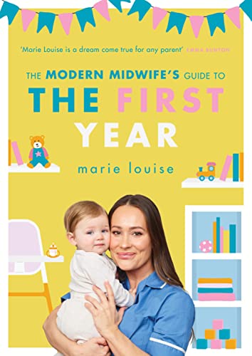 Book cover featuring a mother, baby, and midwife with colorful illustrations.