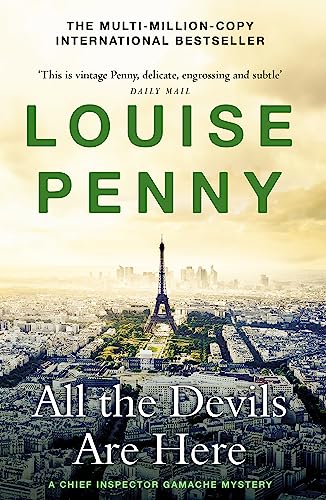 Book cover with the Eiffel Tower over a Paris cityscape and green text.