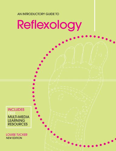 Book cover with a foot illustration and the title "An Introductory Guide to Reflexology".