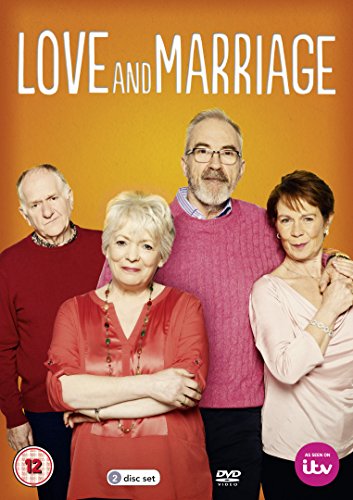 DVD cover for “Love and Marriage” featuring four senior actors.