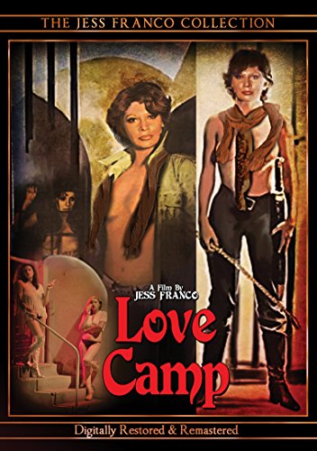 DVD cover for "Love Camp" featuring two women in suggestive poses.