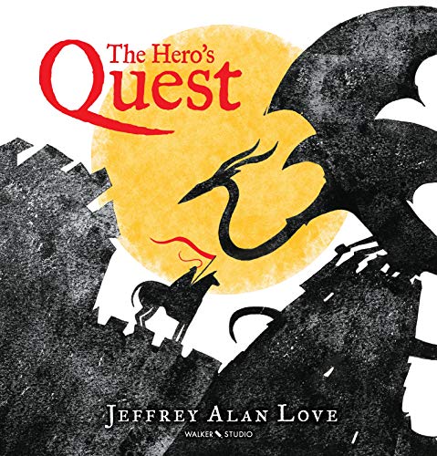 Book cover showing a knight on horseback facing a dragon against a yellow sun.