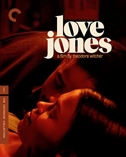 The Love Jones Criterion Collection Blu-ray cover features a couple in warm, red lighting.
