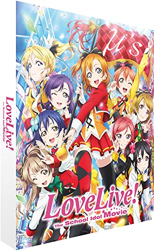 Blu-ray cover featuring nine smiling anime girls in colorful outfits.