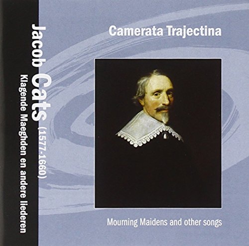 CD cover featuring a portrait of Jacob Cats with blue and white swirls.