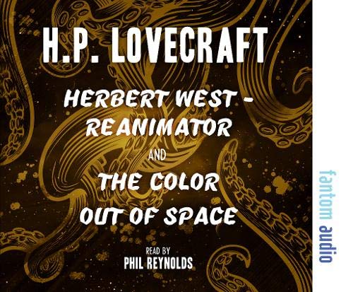 Book cover featuring tentacled design and text: "Herbert West - Reanimator" and "The Colour Out of Space".