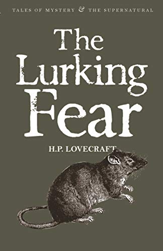 Book cover for The Lurking Fear by H.P. Lovecraft featuring a rat illustration.