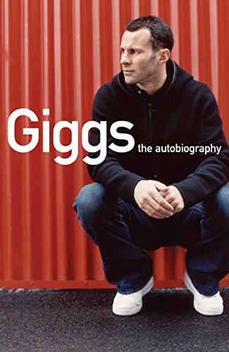 Ryan Giggs’ autobiography book cover with a portrait of the author.