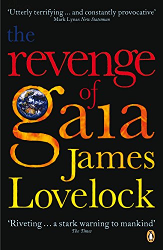 Book cover with red and yellow text and Earth inside the letter G.