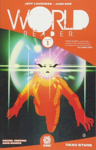 Cover of "World Reader Vol. 1" comic, featuring a red figure in space.