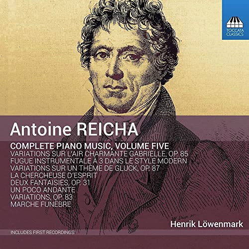 CD cover featuring a portrait of composer Antoine Reicha and track listing.