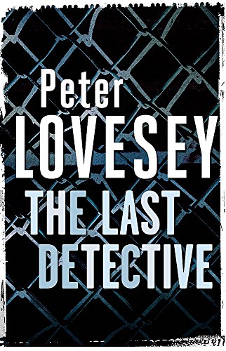 Book cover for “The Last Detective” with wire mesh background.