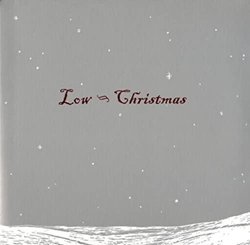 Album cover for Low’s “Christmas” with sparse stars and text.