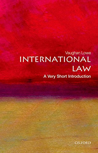 Book cover for International Law: A Very Short Introduction by Vaughan Lowe.
