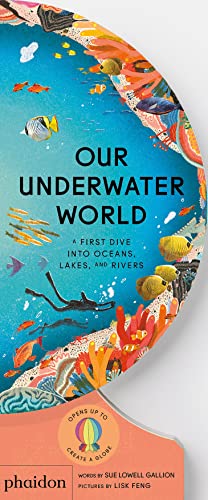 Book cover depicting colorful marine life and the title "Our Underwater World".