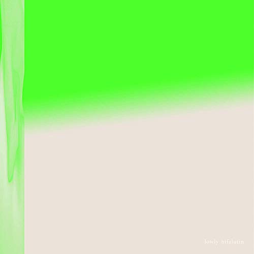 Album cover: green and beige abstract gradient with text at bottom.