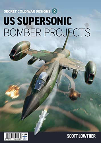 Book cover depicting a camouflaged supersonic bomber aircraft in flight.