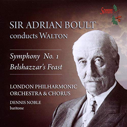CD cover featuring a portrait of conductor Sir Adrian Boult.