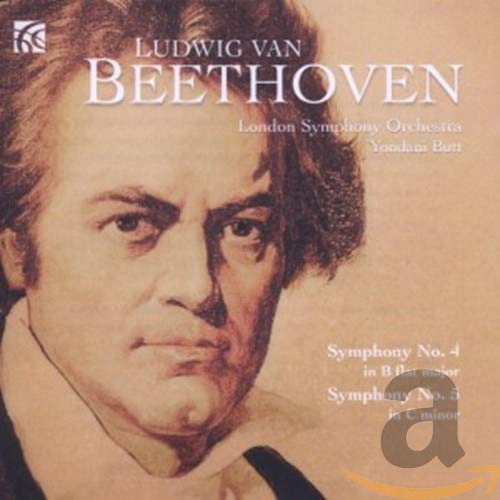 CD cover featuring a portrait of Ludwig van Beethoven and text details.