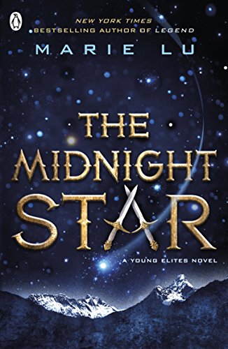 Book cover for The Midnight Star by Marie Lu featuring a starry night sky.