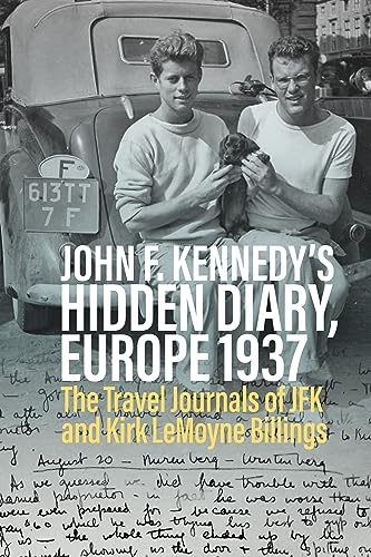Book cover: young men with a dog, titled "John F. Kennedy's Hidden Diary.