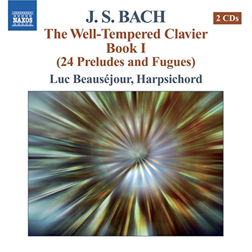 CD cover for Bach’s “The Well-Tempered Clavier, Book I” by Luc Beausejour.