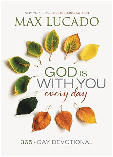 Book cover with colorful autumn leaves and the title "GOD IS WITH YOU".