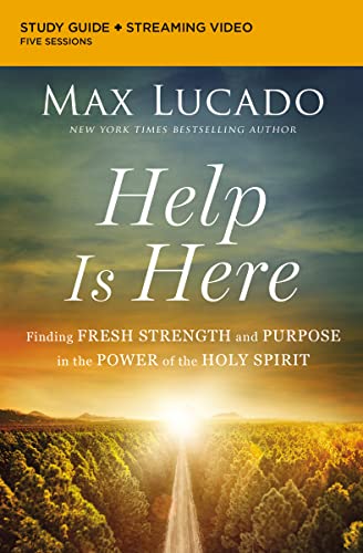 Book cover with title "Help Is Here" over a landscape scene.