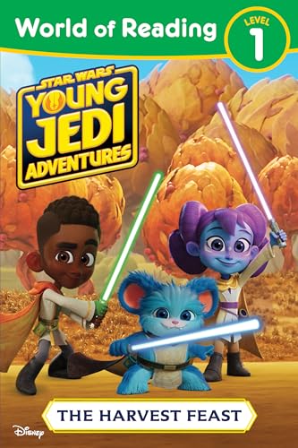 Cover of “The Harvest Feast” featuring young Jedi with lightsabers.