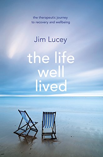 Book cover with beach scene, two folding chairs, and blue text.