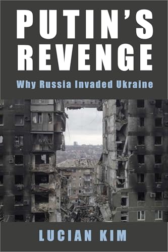 Book cover: "Putin's Revenge" with image of war-torn buildings.