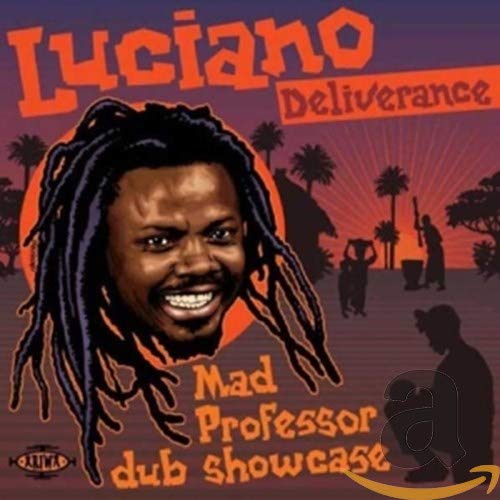CD cover for Luciano’s “Deliverance” featuring a portrait and palm trees.