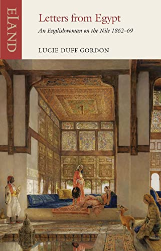 Book cover: “Letters from Egypt” with a painting of figures in an Egyptian interior.