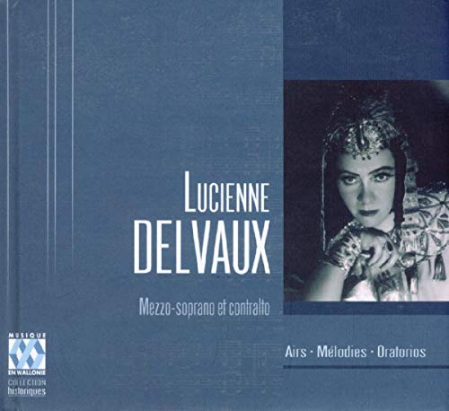 CD cover featuring mezzo-soprano Lucienne Delvaux in performance attire.