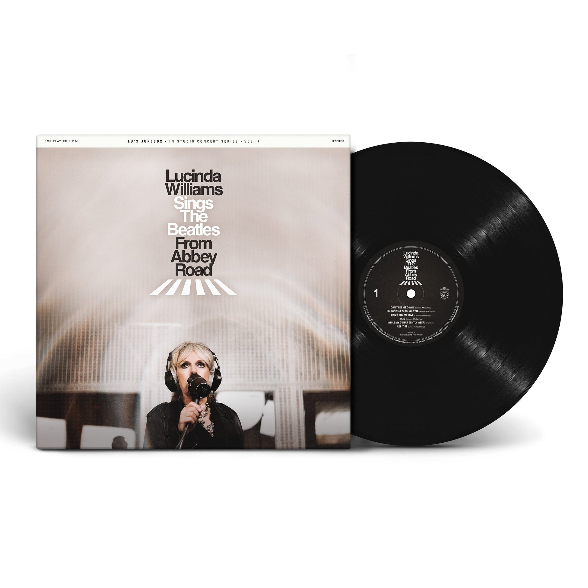 Lucinda Williams vinyl record featuring album artwork and black disc.