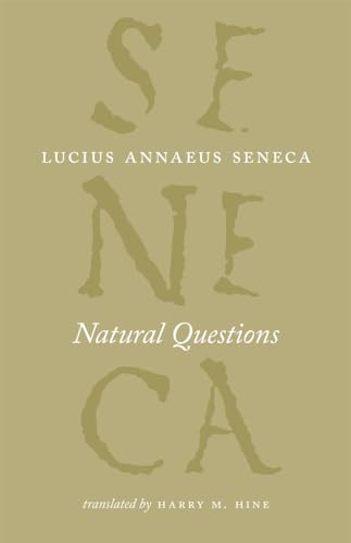 Book cover for "Natural Questions" by Seneca, with textured lettering.