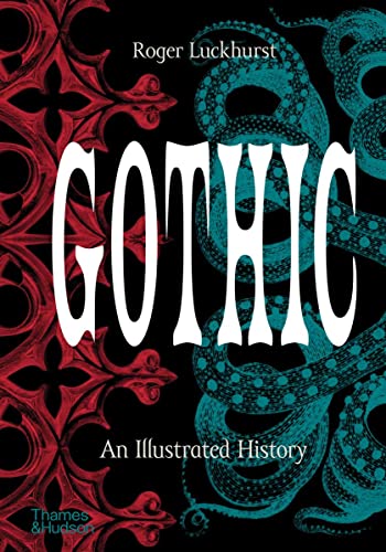 Book cover for “Gothic: An Illustrated History” with ornate, dark designs.
